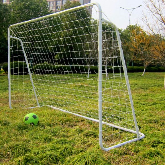 Topcobe Soccer Goal Training Set with Net Buckles Ground Nail for Football Sports