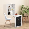 thumbnail image 1 of Topcobe Space-Saving Wall Desk, Modern End Table Leisure Coffee Table, Living Room Furniture Table, 1 of 14
