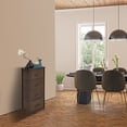 thumbnail image 1 of Topcobe Storage Cabinet with 4 Drawer, End Table Dresser Drawer Organizer for Bedroom, Living Room, Dining Room Furniture, 1 of 8