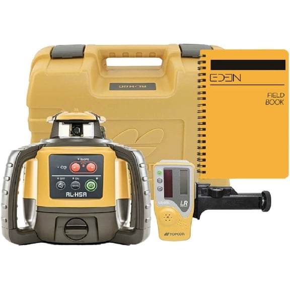 Topcon RL-H5A Self Leveling Horizontal Rotary Laser with Bonus EDEN Field Book