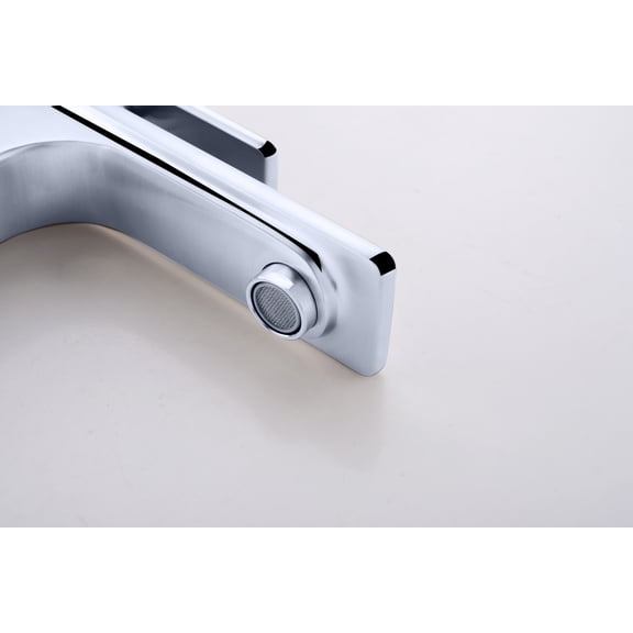 Topcraft Brushed nickel One-Handle Single Hole Modern Bathroom Sink Faucet