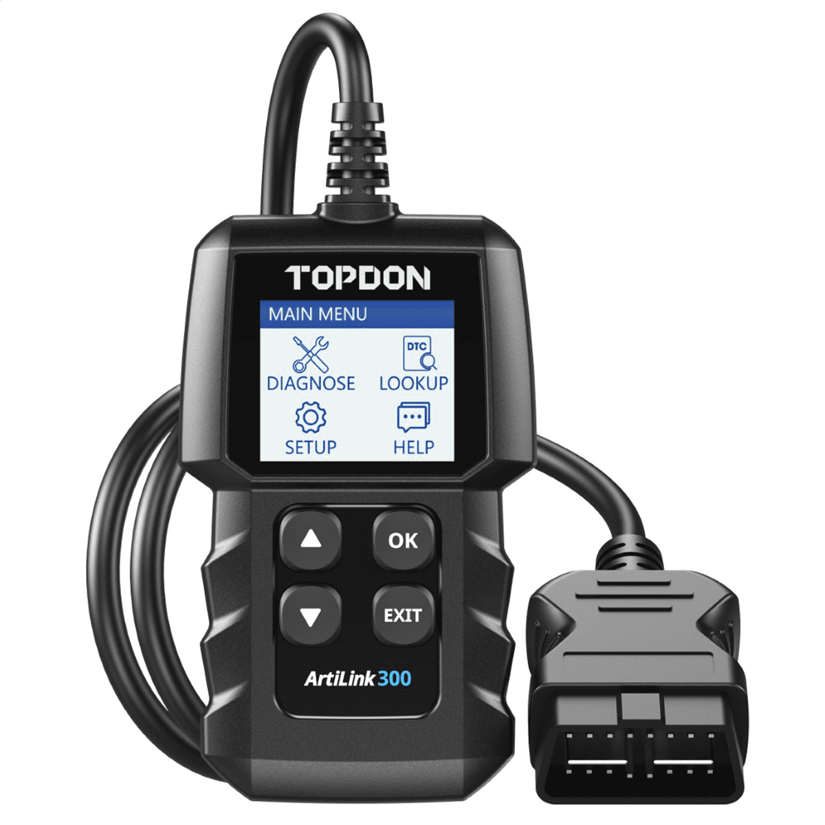 O2 Wall Reader Name Topdon ArtiLink300 - Code Reader - O2 Sensor Test & Freeze Frame Data ...