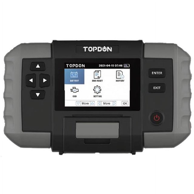 Topdon BT600 12V Battery & 12V/24V System Tester w/Builtin Printer
