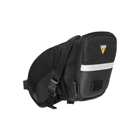 Topeak Aero Wedge Pack Large with Strap Mount - Aerodynamic Bike Seat Bag