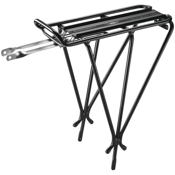 Topeak Explorer Disc Rack MTX 2.0 – Rear Touring for Disc Brake Bikes, 6061 T-6 Aluminum Tubing, Fits 26”, 27.5” & 700C Wheels, MTX QuickTrack & 2.0 Compatible, 57 lb Cargo Capacity