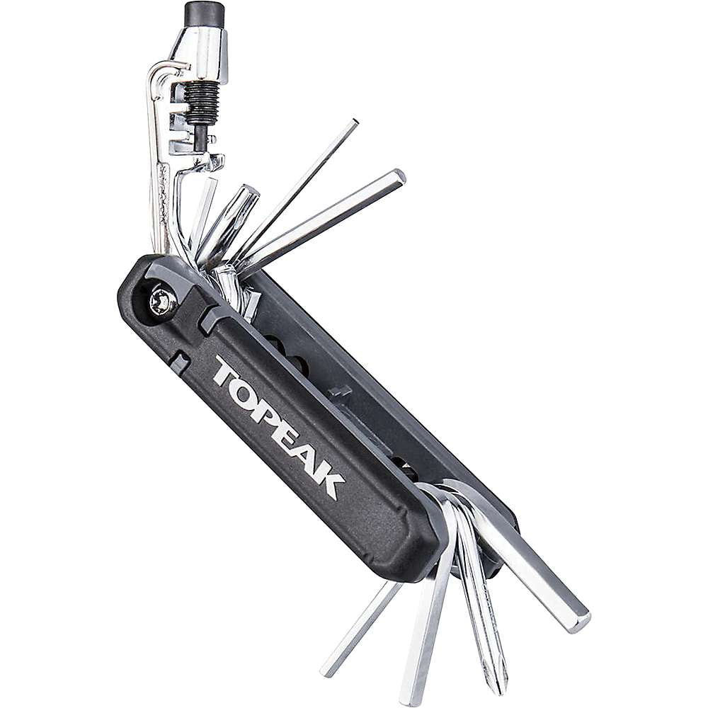 Topeak Hexus X Chrome Vanadium Steel Multi Tool: Black, 21 Functions
