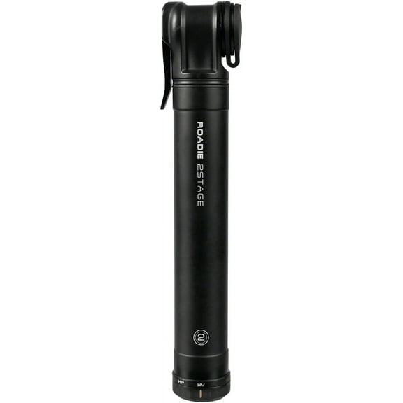Topeak Roadie Mini Pump - 2Stage, 160psi, Black