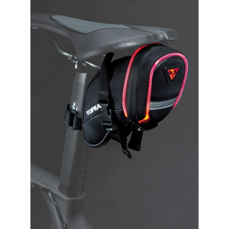 Topeak Tig-Aw02 Aerowedge Iglow Strap Seat Bag W/Led Small