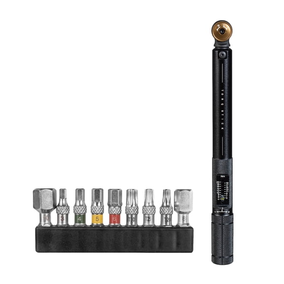 Topeak Torq Stick Wrench - 4-20Nm, 9p Bit Set