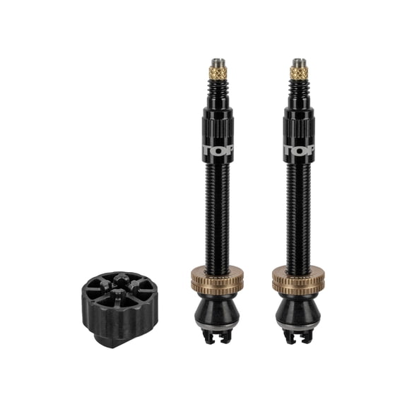 Topeak Turboflow Valve Kit 45mm, Presta, Black