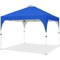 thumbnail image 1 of Topeakmart 10x10 Ft Instant Pop Up Canopy with Roller Bag & Sandbags, Blue, 1 of 7