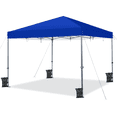 thumbnail image 1 of Topeakmart 12x12ft Commercial Pop-up Canopy Tent with Adjustable Height for Outdoor, Blue, 1 of 13