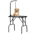 thumbnail image 1 of Yaheetech 31.7" Foldable Pet Grooming Table for Dog and Cat Trimming, Black, 1 of 7