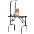 thumbnail image 1 of Yaheetech 31.7" Foldable Pet Grooming Table for Dog and Cat Trimming, Black, 1 of 9