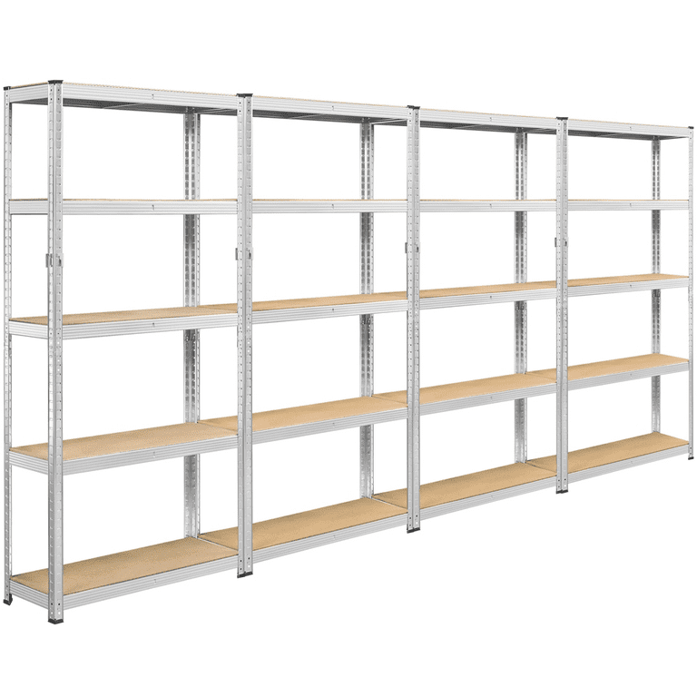 Topeakmart 5-Tier Adjustable Metal Garage Storage Rack Topeakmart 5-Tier Adjustable Metal Garage Storage Rack