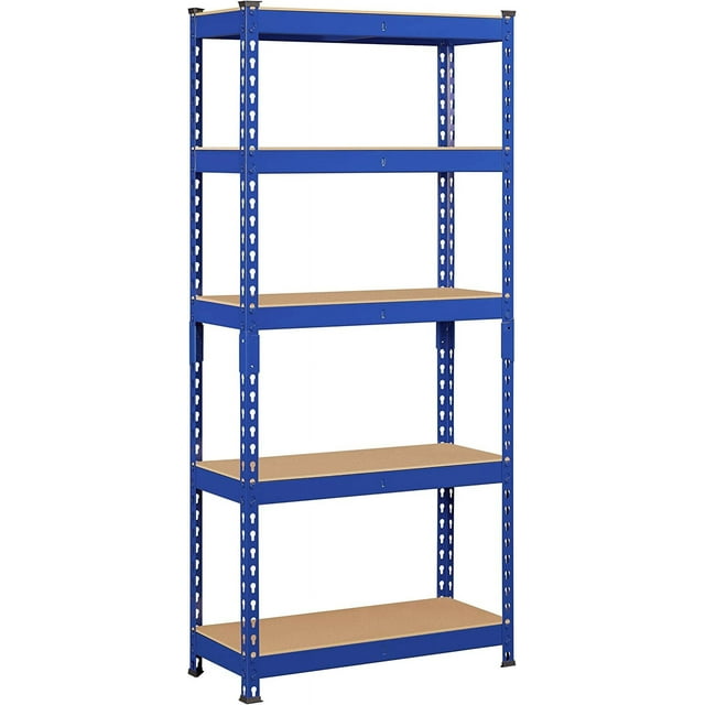 Topeakmart 5Tier Utility Shelves, Metal Storage Shelves, Adjustable