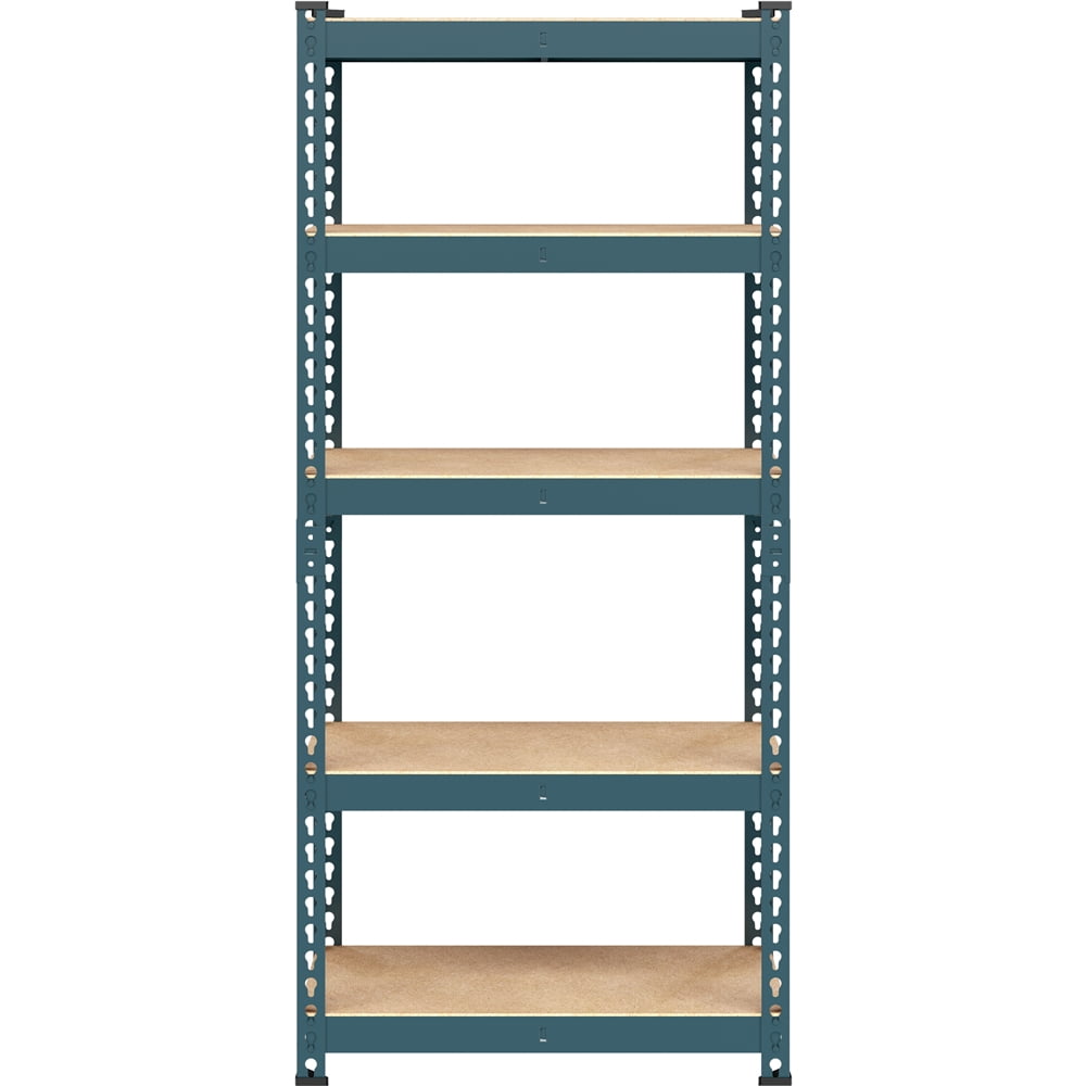 Topeakmart 5 Tiers Boltless Storage Shelf Goods Rack for Home Warehouse ...