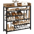 thumbnail image 1 of Yaheetech 6-Tier Shoes Rack Shelf Organizer with Storage Box Rustic Brown, 1 of 14