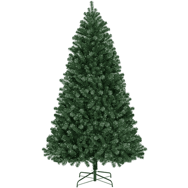 Topeakmart 6ft Pre-lit Spruce Artificial Christmas Tree with 300 LED Lights, Green