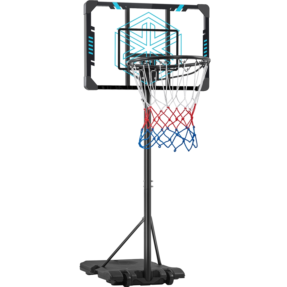 Topeakmart 7′8′ Height Adjustment Portable Basketball Hoop with 28