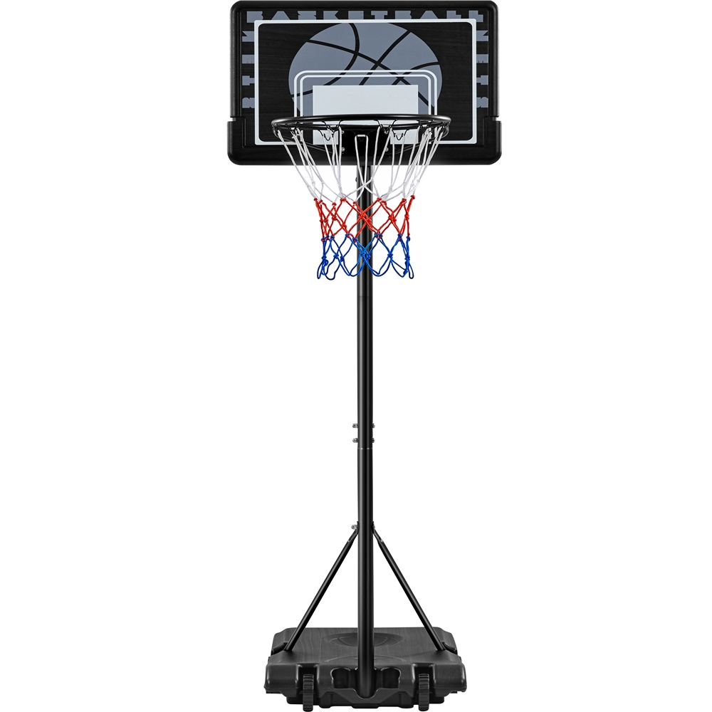 Topeakmart 7′8′ Height Portable Basketball Hoop with 30″ Width HDPE Backboard and Wheels for