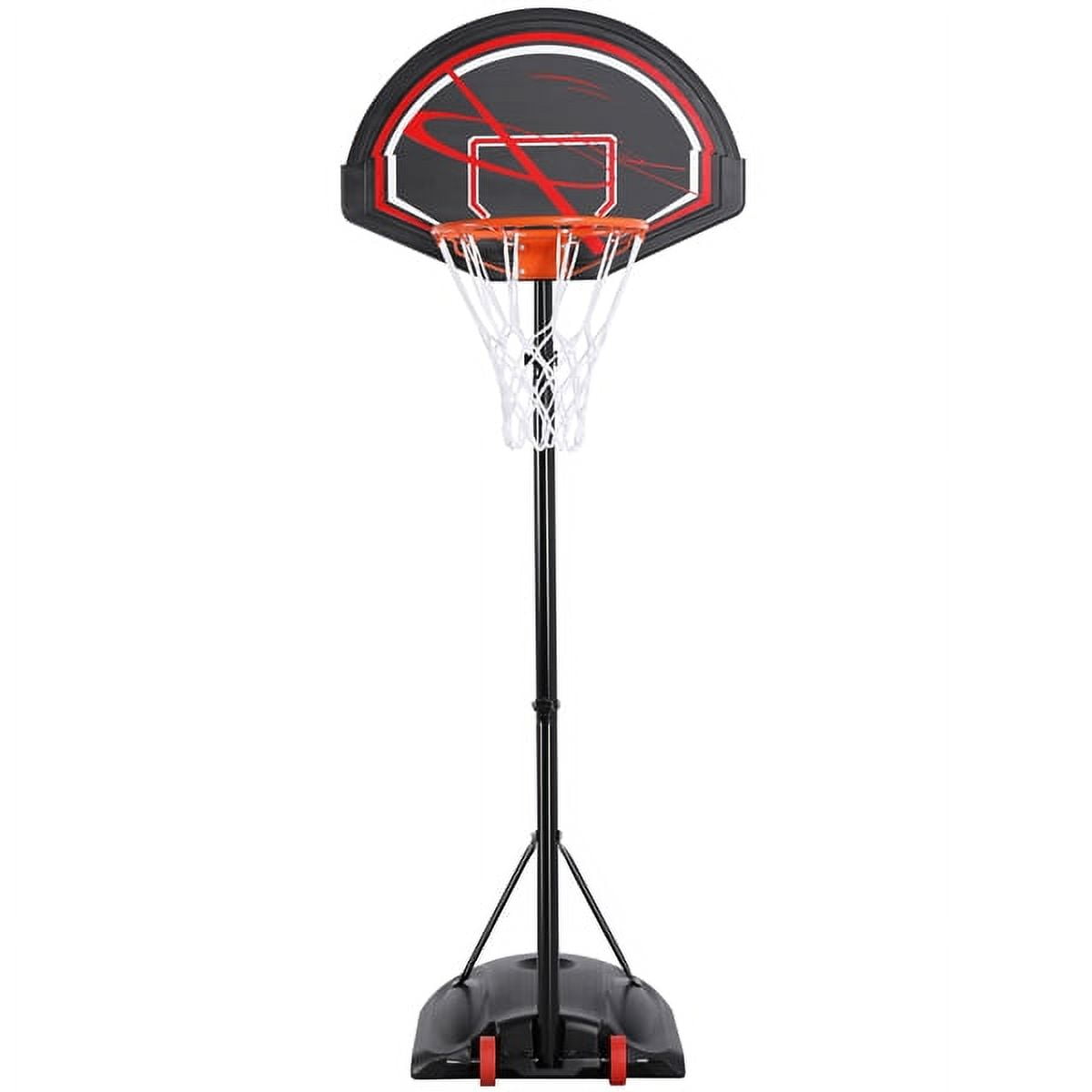 Topeakmart 79 Ft. Adjustable Height Portable Basketball Hoop System Youth for Outdoors