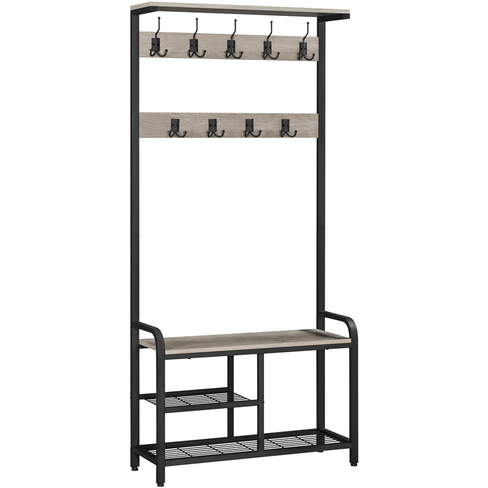 "Topeakmart Narrow Metal Free Standing 72"" H Multipurpose Entryway