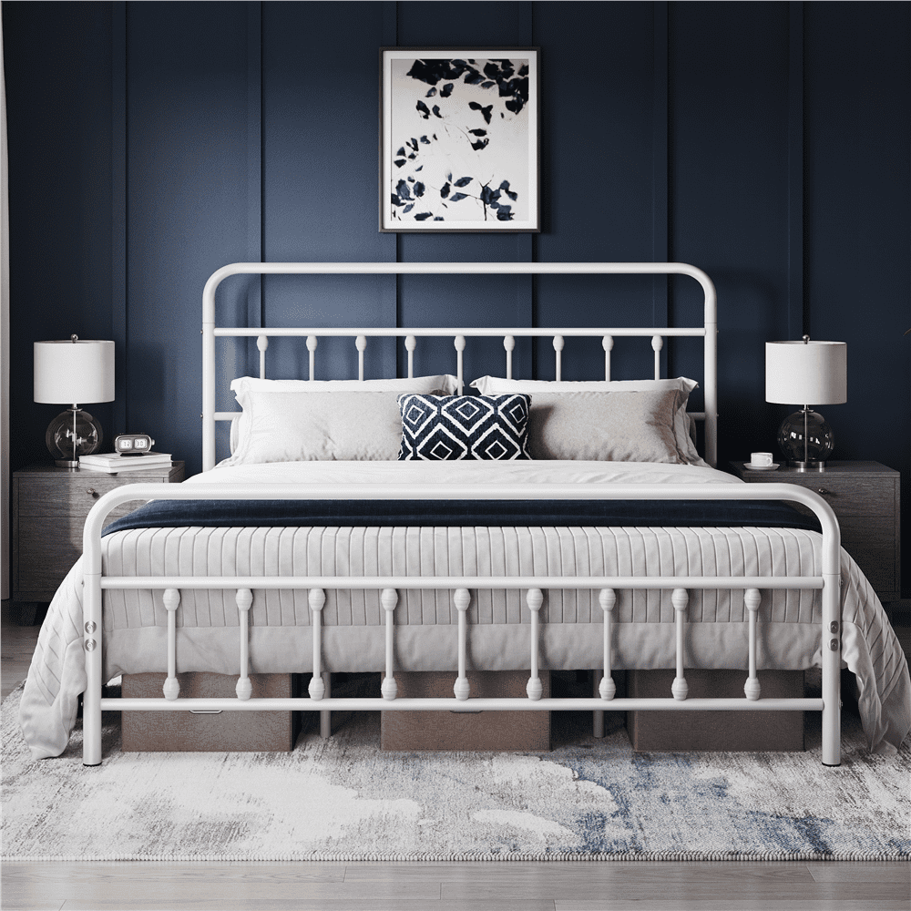 topeakmart-iron-king-size-metal-bed-frame-with-spindle-headboard