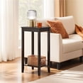 thumbnail image 1 of Yaheetech Small End Table Coffee Table Stand Nightstand Accent Table Living Room Bedside Sofa Table, Dark Coffee, 1 of 7