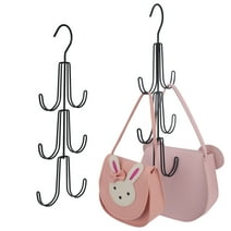 Topekada 2 Pack Purses Hanger Organizer for Closet, Metal Purse Holder for Closet Space Saving Bag Storage Hook for Hanging Handbags, Belts,Scarves,Tote,Hats,Clothes,Bags,Ties