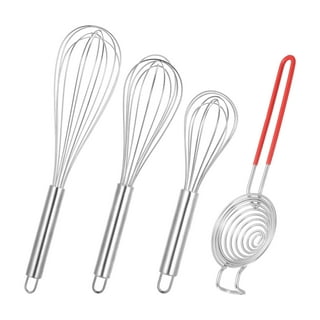 Tovolo Stainless Steel 6 Mini Whisk, 9 and 11 Whisk Whip Kitchen Utensil  Bundle - Set of 3
