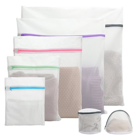 Topekada 7 Pack Mesh Laundry Bags for Delicates, Lingerie Bags for Washing Delicates, Laundry Bags Mesh Wash Bags, Delicates Laundry Bag for Jeans, Blouse, Stocking, Underwear, Bra
