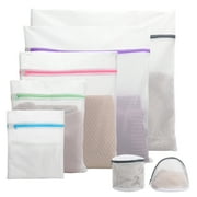 Topekada 7 Pack Mesh Laundry Bags for Delicates, Lingerie Bags for Washing Delicates, Laundry Bags Mesh Wash Bags, Delicates Laundry Bag for Jeans, Blouse, Stocking, Underwear, Bra