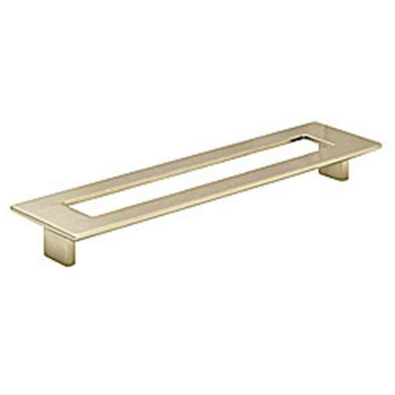 Topex 8-1070019234 Large Rectangular Pull With Hole 192mm Polished Satin Nickel