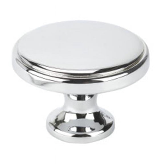 Topex Designs 10826B40 Round Transitional Knob - Bright Chrome