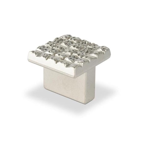 Topex P2046.16NMG Mosaic Design Square Knob- Bright Chrome- 25 x 25 mm