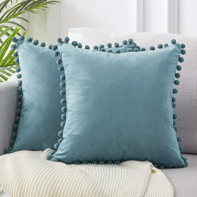 https://i5.walmartimages.com/seo/Topfinel-Square-Solid-Color-Throw-Pillow-Cover-Decorative-Covers-Couch-Bed-Soft-Particles-Velvet-Cushion-Pom-Poms-16-x-16-inch-Pack-2-Blue_902cd6a7-8401-4996-9700-3b217d17fbeb.29e1cf320122cc4395b389f3ee4380ef.jpeg?odnHeight=768&odnWidth=768&odnBg=FFFFFF