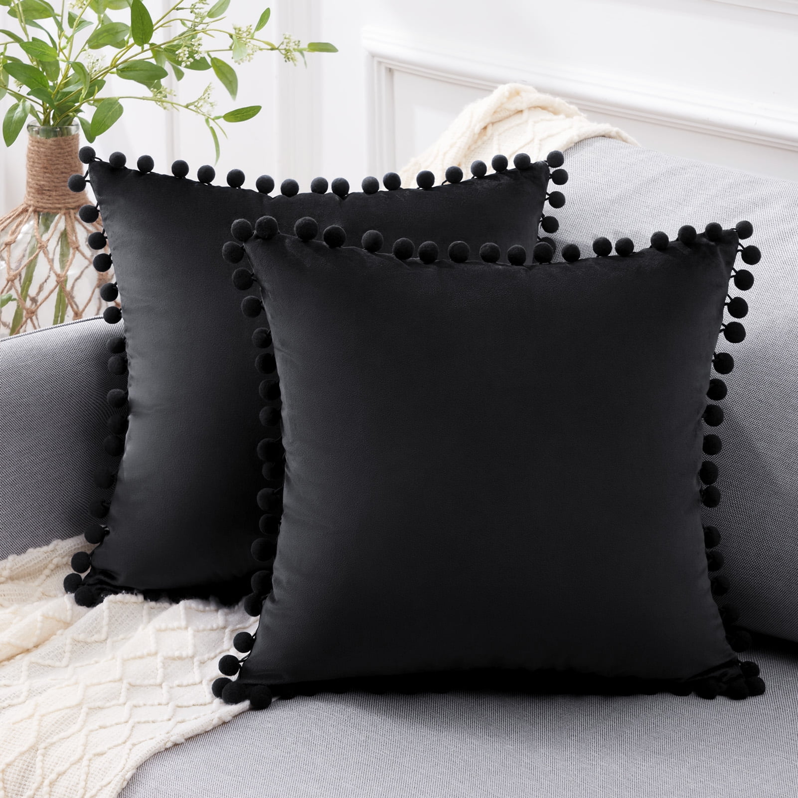 https://i5.walmartimages.com/seo/Topfinel-Square-Solid-Color-Throw-Pillow-Cover-Decorative-Covers-Couch-Bed-Soft-Particles-Velvet-Cushion-Pom-Poms-18-x-18-inch-Pack-2-Black_689f2414-1e84-40ca-b241-9bd29684fe81.bd312e55b54fcf764d8da558676489d7.jpeg