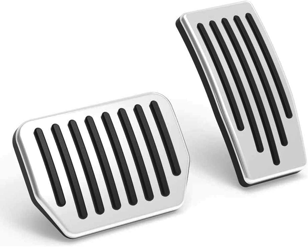 Topfit for Tesla Performance Pedal Pads Cover Foot Aluminum Non-Slip Pedals for Model Y(Juniper) Model 3(Highland) and Tesla Model 3/Y 2022+
