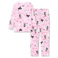 thumbnail image 1 of Topgal Big Girls Pajamas Pink Cat Ghost Skeleton Pumpkin Broom Nightwear Set for Teens Little Kids 2PC PJS Size 18, 1 of 6