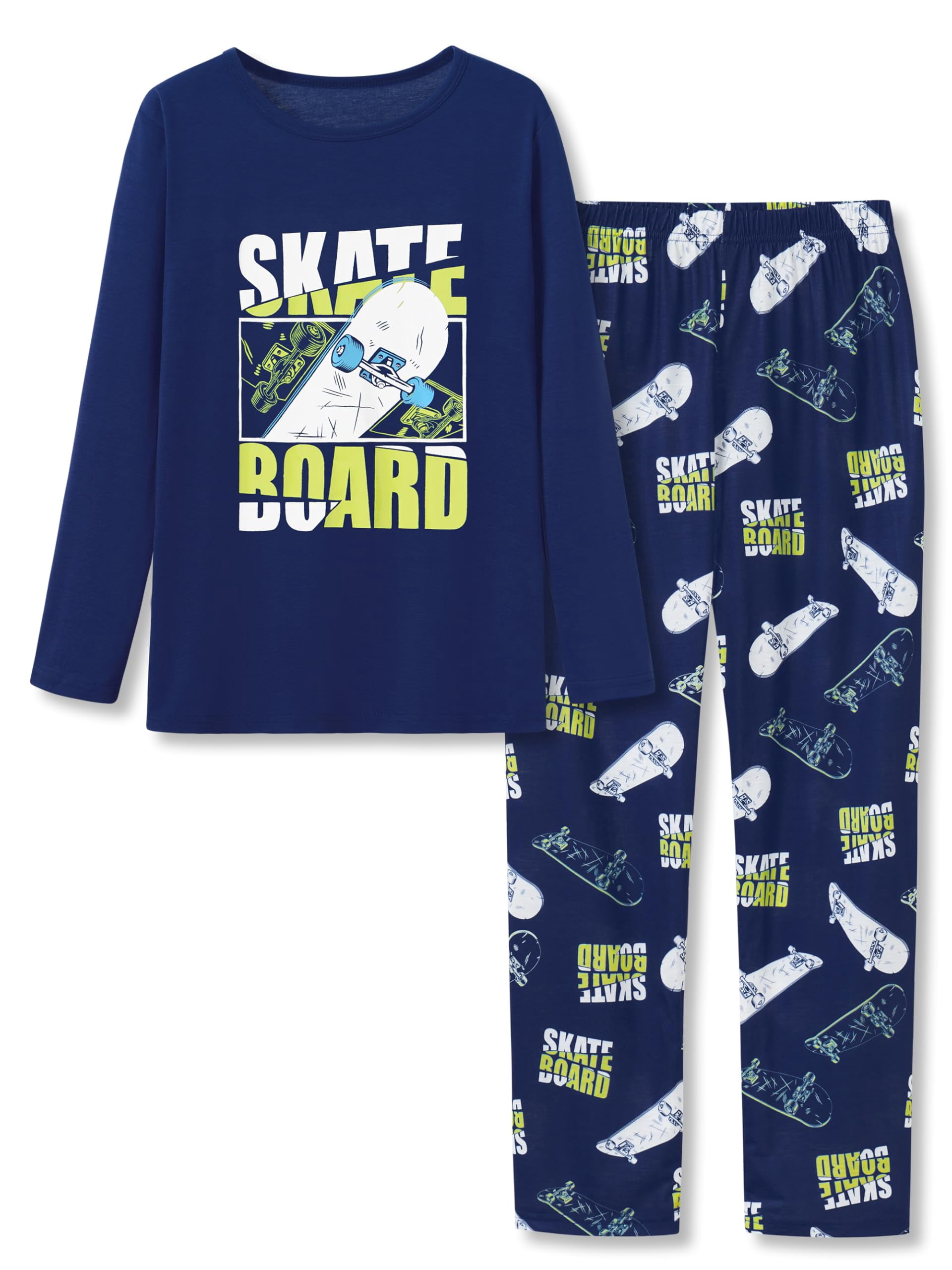 Cool Boys Pajamas - boys Cartoon long sleeve Cotton pajamas for autumn ...