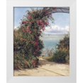 thumbnail image 1 of Topham, Frank Willima Warwick 15x18 White Modern Wood Framed Museum Art Print Titled - A Garden By The Sea, 1 of 4
