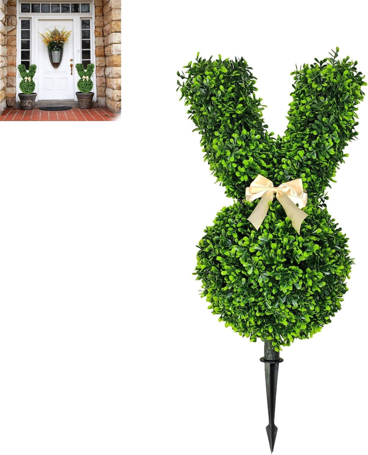 Topiary Bunnies, Bunny Topiary Outdoor, Easter Topiary Rabbit ...