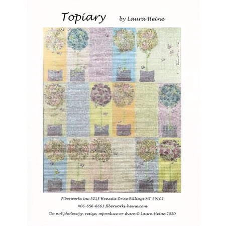 Topiary Collage Quilt Pattern by Laura Heine