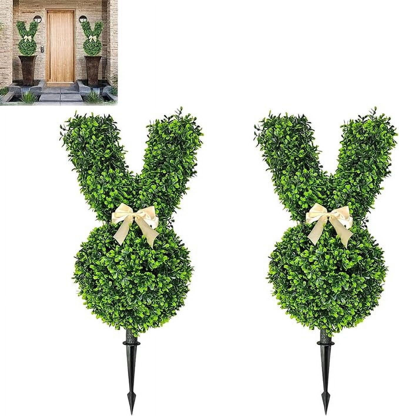 Topiary Trees Artificial Outdoor-Artificial Rabbit Shaped Topiary Trees ...