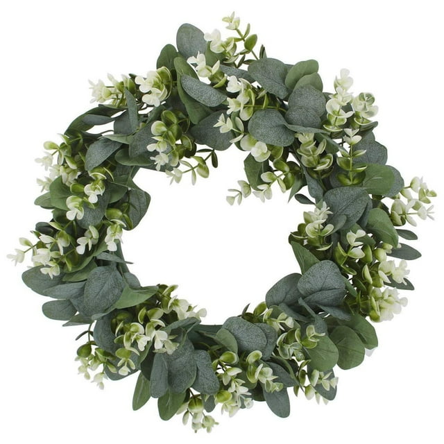 Topiary Wreaths Garden Artificial Eucalyptus Flower Wreath Front Door