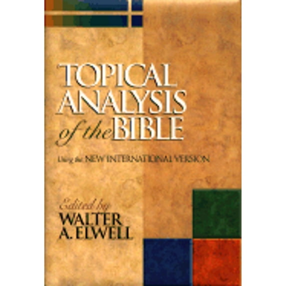 Pre-Owned Topical Analysis of the Bible: With the New International Version (Baker Reference Library) Hardcover - USED