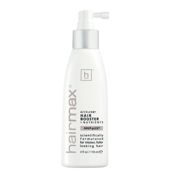 Topical Hair Regrowth Treatment, HairMax Acceler8 Hair Booster Nutrients for Thinning Hair, Reduces Hair Loss & Supports Hair Growth, 4 fl oz