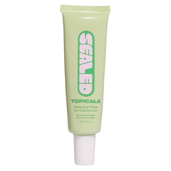 Topicals Sealed Active Scar Primer, Smoothing Face Primer for Acne Marks & Uneven Texture, 1 fl oz