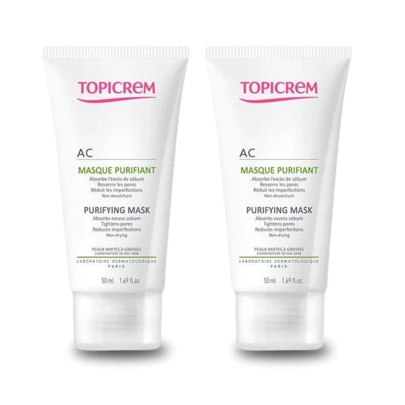 Topicrem AC Purifying Mask 50 ml -2 Pack